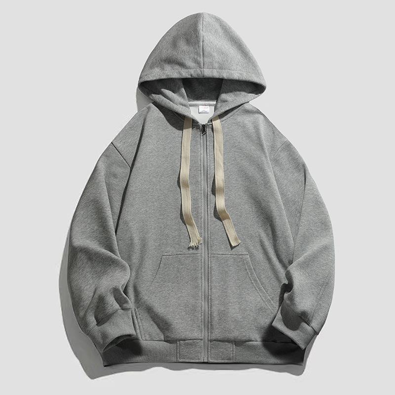 Damen warme Kapuzenjacke mit durchgehendem Reißverschluss und großzügigen Taschen EB
