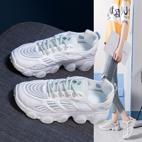 Damen Sportliche und atmungsaktive Sneakers EB