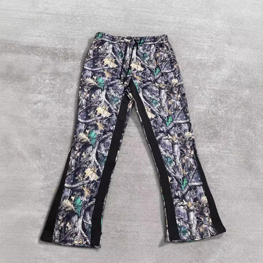 Herren Freizeithose mit innovativem Camouflage-Muster und elastischem Bund EB