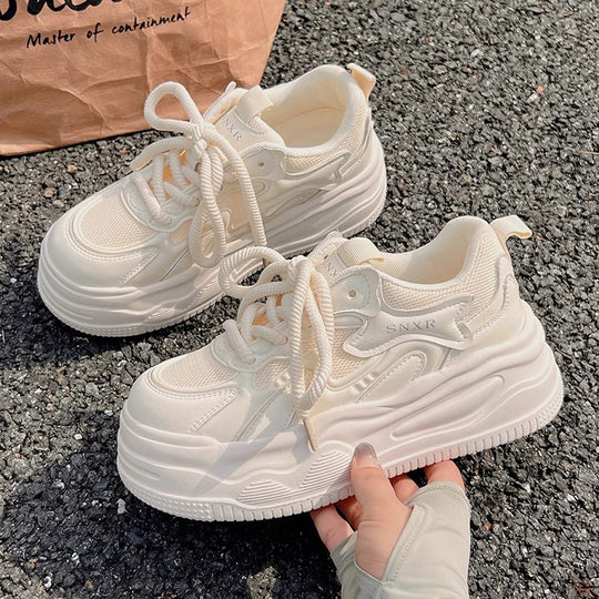 Damen Sneaker mit atmungsaktiver Obermaterialkombination und dämpfender Sohle EB