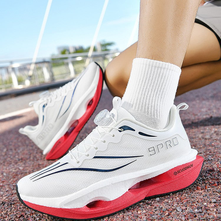 Unisex leichte Laufschuhe mit dämpfender Plattformsohle und atmungsaktivem Obermaterial EB
