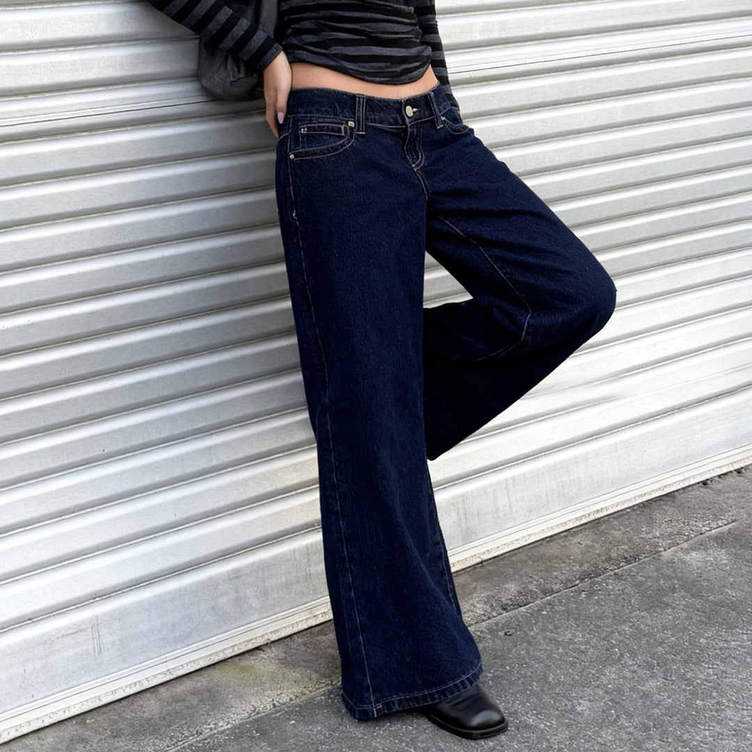 Damen Weite Jeans im lässigen Schnitt EB
