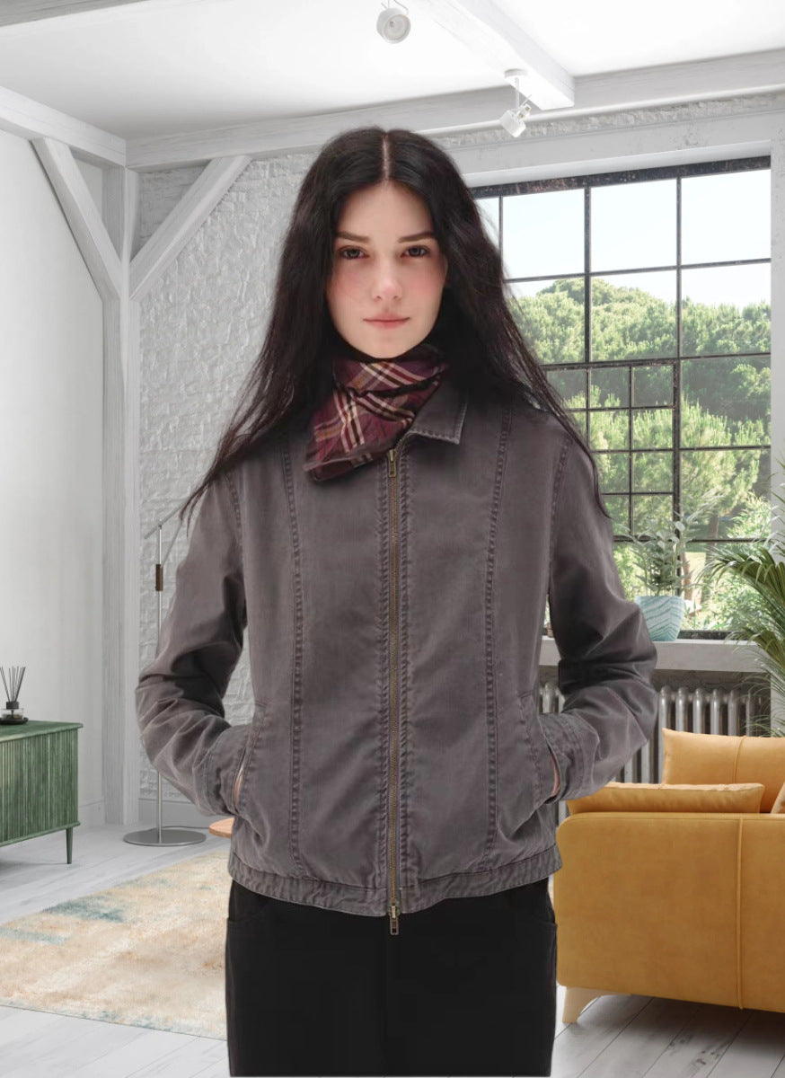 Damen Freizeitjacke mit lässigem Schnitt und praktischen Taschen EB
