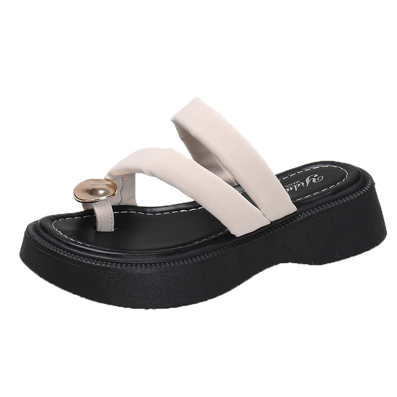 Damen Wedge-Sandaletten mit modischem Riemendesign und komfortabler Sohle EB