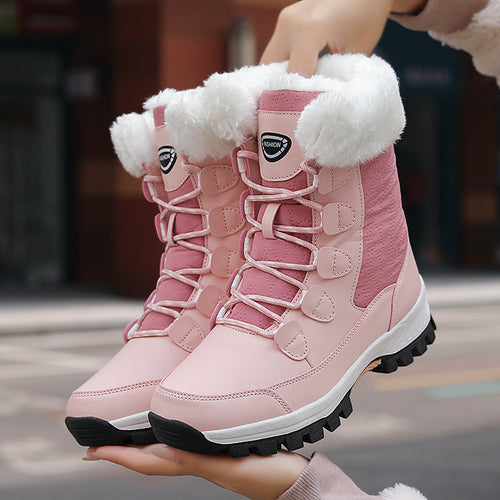 Damen Winterstiefel mit isolierendem Futter und rutschfester Sohle EB
