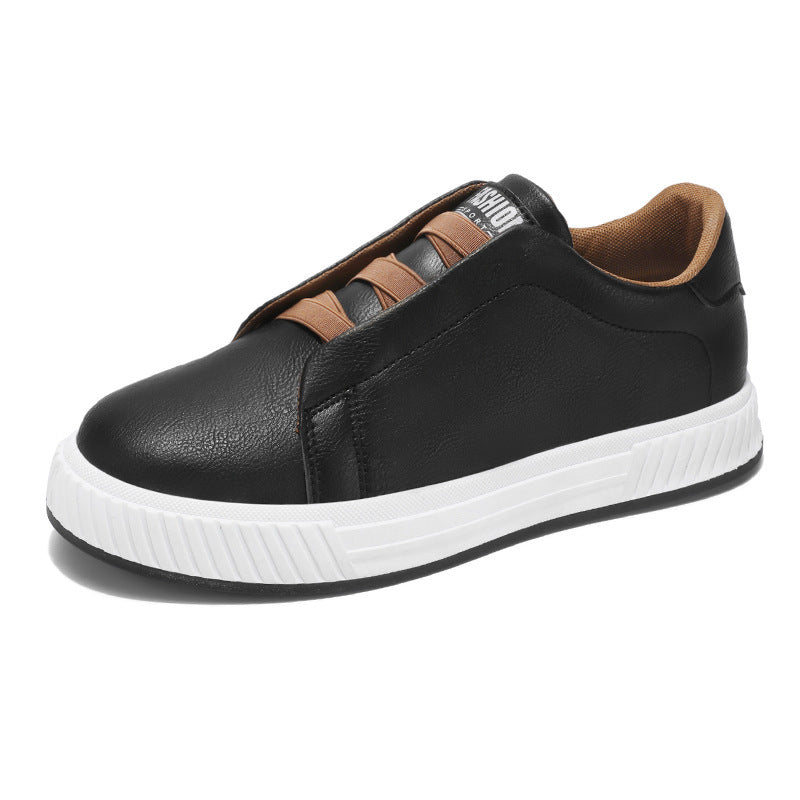 Damen Bequeme Slip-On Sneakers mit elastischen Bändern EB