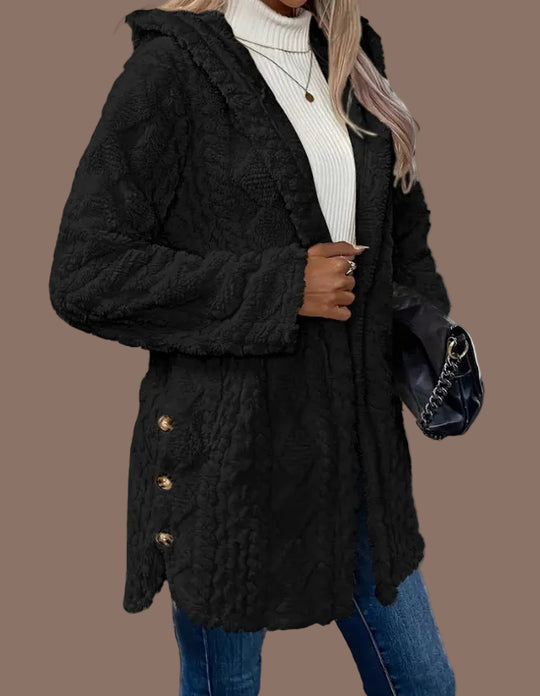 EB | sherpa gefütterte Jacke mit Kapuze