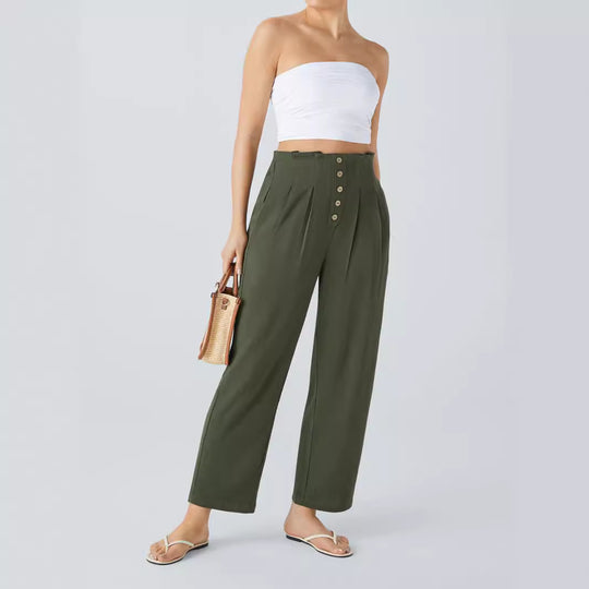 Damen Hochwertige Stoffhose EB