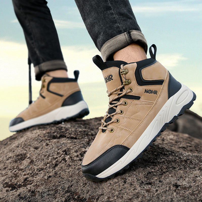 Damen Outdoor-Wanderschuhe mit rutschfester Profilsohle und hohem Schaft EB