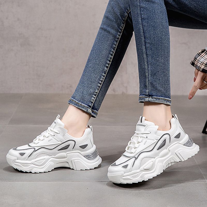 Damen Sportliche Sneakers mit innovativem Dämpfungssystem und atmungsaktivem Obermaterial EB