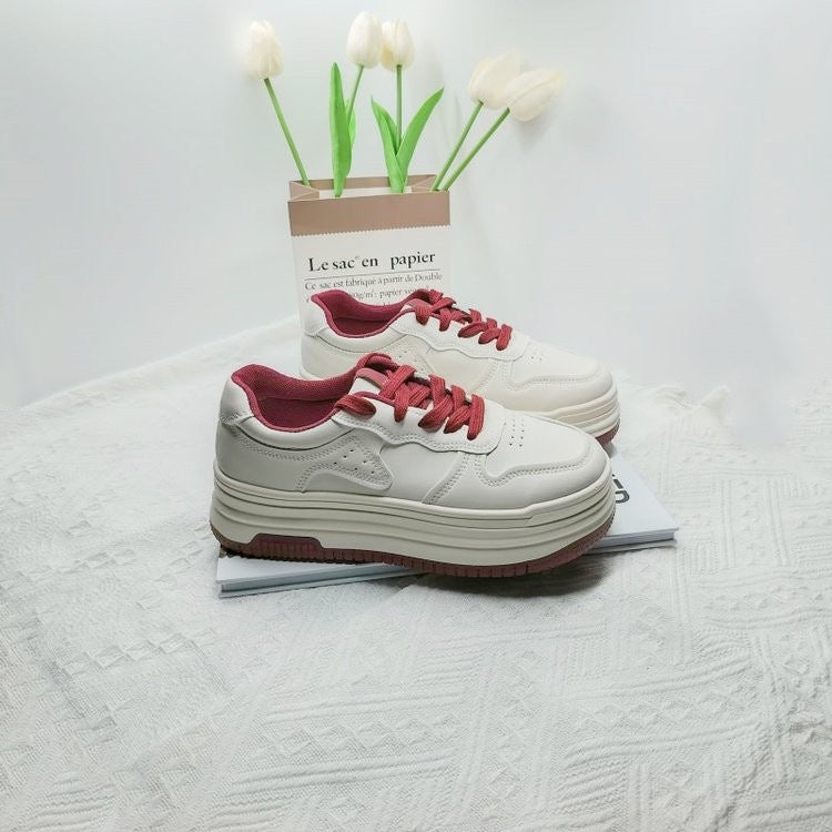 Damen Sneakers mit hoch, dämpfender Plattform und sportlichem Design EB