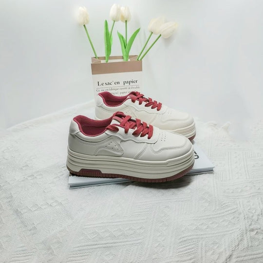 Damen Sneakers mit hoch, dämpfender Plattform und sportlichem Design EB