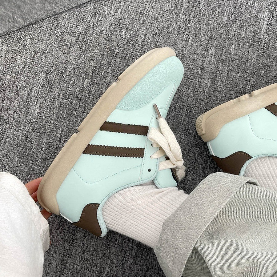 Damen modische Sneaker mit sportlichem Design und bequemer Dämpfung EB