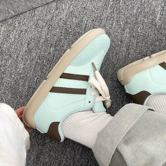 Damen modische Sneaker mit sportlichem Design und bequemer Dämpfung EB