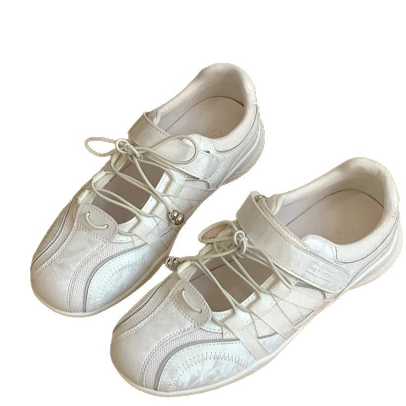 Damen Freizeitschuhe mit elastischen Schnürdetails und atmungsaktiver Sohle EB