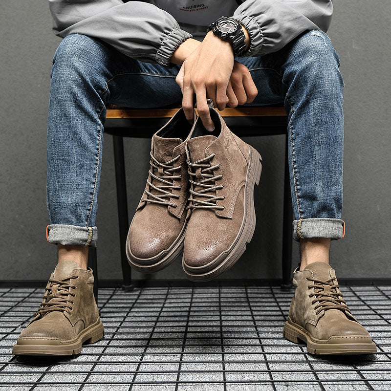Herren modische Stiefel mit rutschfester Sohle und atmungsaktivem Obermaterial EB