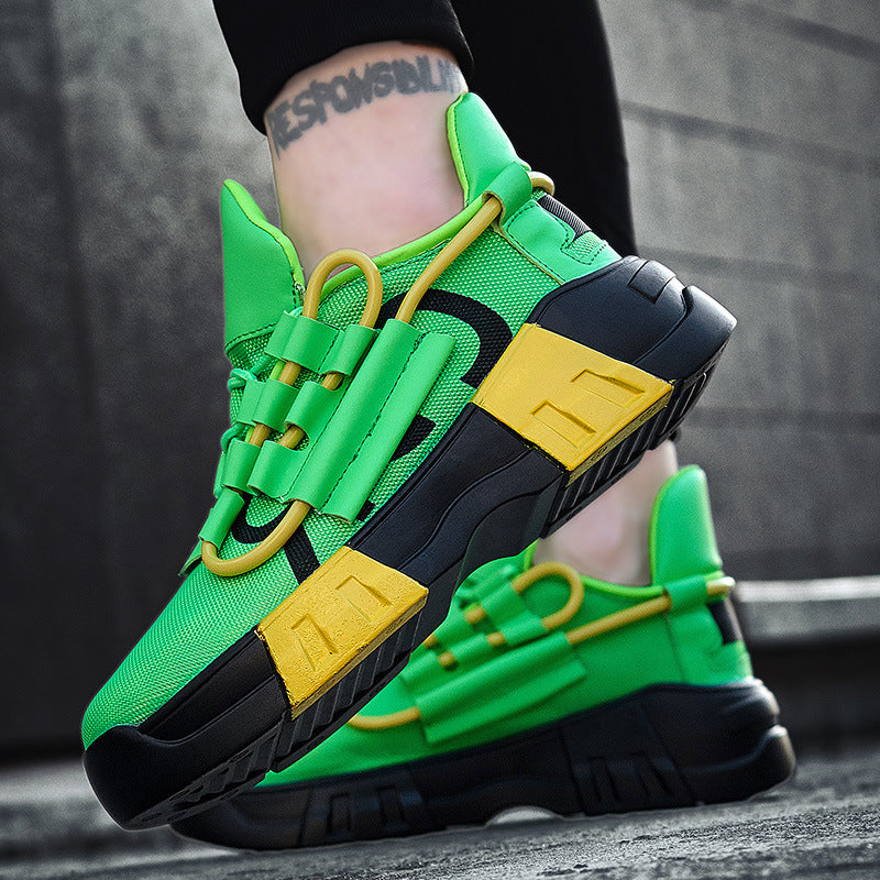 Damen Modische Sneakers mit innovativem Schnürsystem und stoßdämpfender Sohle EB