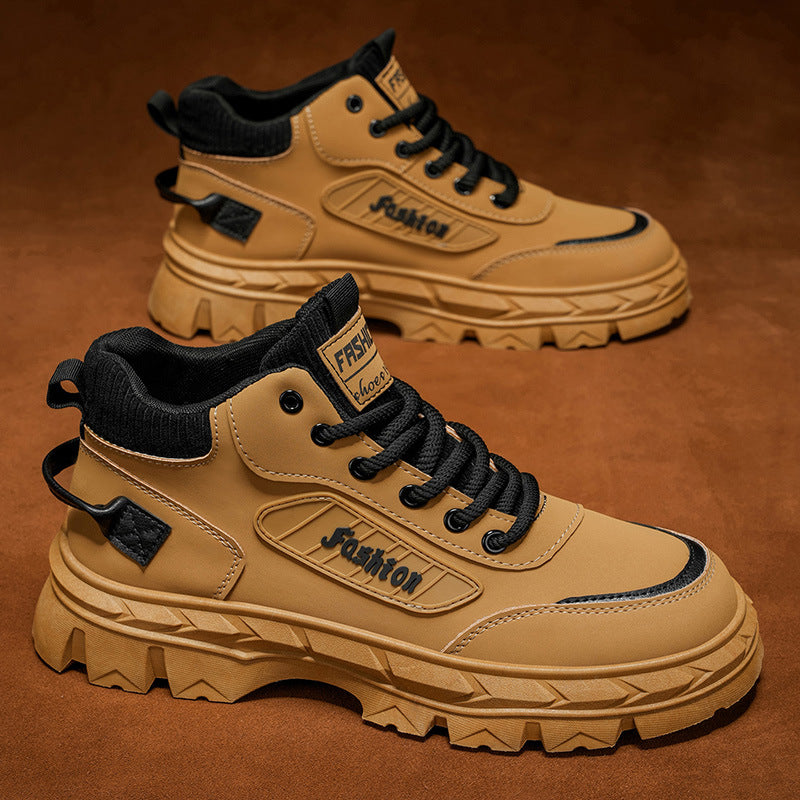 Herren High-Top Sneakers mit robustem Profil und rutschfester Sohle EB