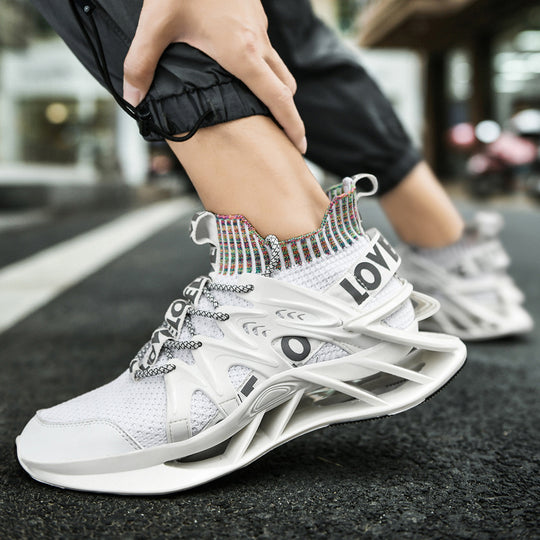 Damen moderne Sport-Sneaker mit innovativer Dämpfungstechnologie und atmungsaktivem Obermaterial EB
