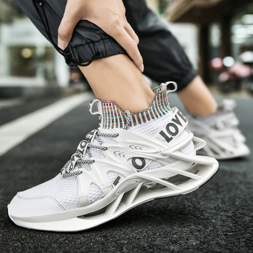 Damen moderne Sport-Sneaker mit innovativer Dämpfungstechnologie und atmungsaktivem Obermaterial EB