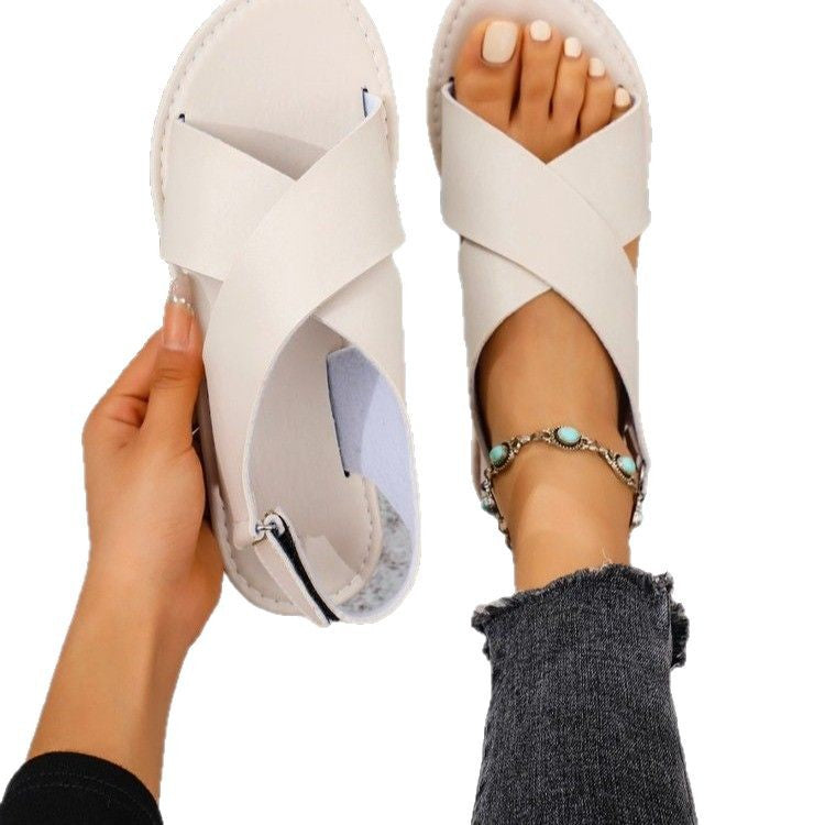 Damen Riemensandalen mit verstellbarem Riemendesign EB