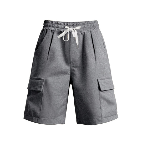 Damen komfortable Cargo-Shorts mit elastischem Bund und praktischen Seitentaschen EB