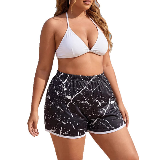 Damen bunte Strandshorts EB