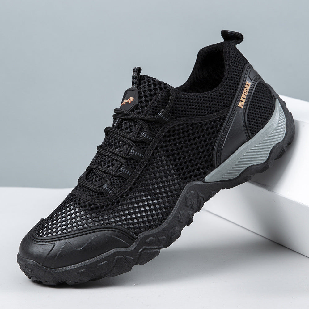 Damen Atmungsaktive Trekking Sneakers mit rutschfester Sohle EB