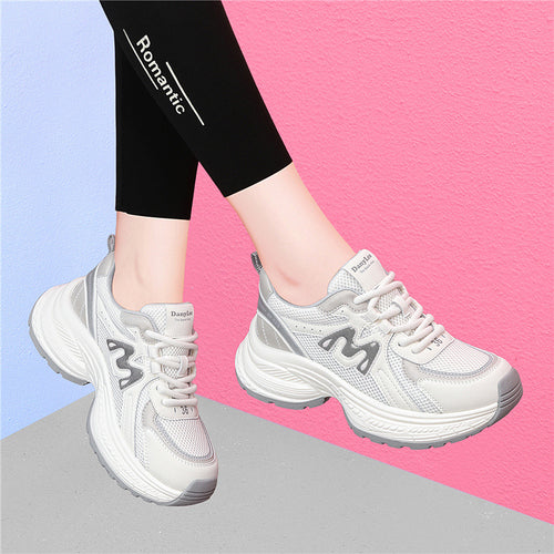 Damen Freizeit-Sneaker mit dämpfender Sohle und atmungsaktivem Obermaterial EB