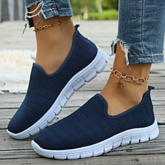 Damen bequeme Sneaker mit atmungsaktivem Design EB