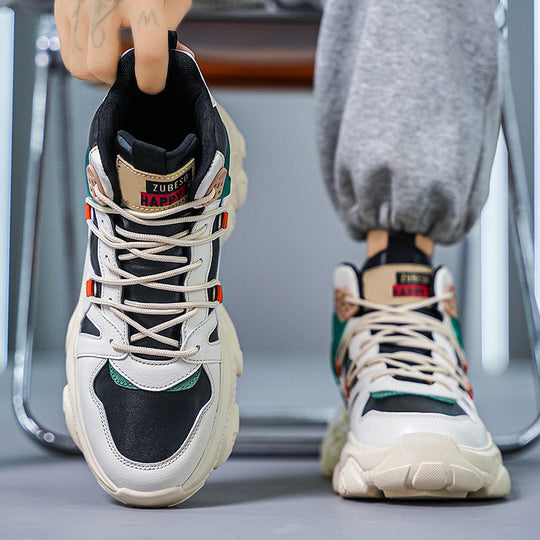 Damen Modische Sport Sneaker mit hohem Schaft und rutschfester Sohle EB