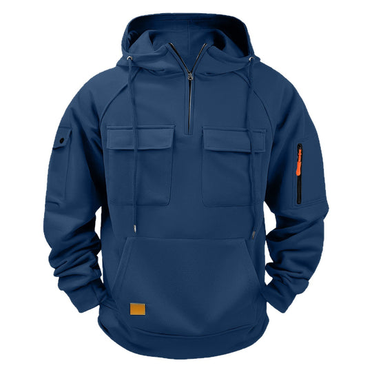 Herren Alltags-Hoodie mit praktischen Taschen EB
