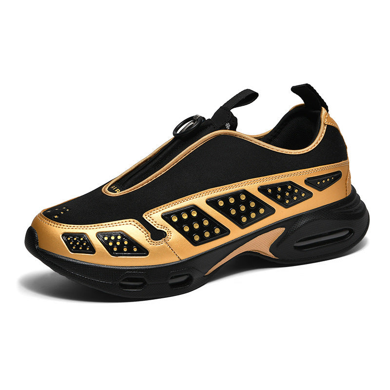 Herren sportlicher Schlupfsneaker mit integrierter Luftkammer, Reißverschlusszug und gedämpfter Profilsohle EB