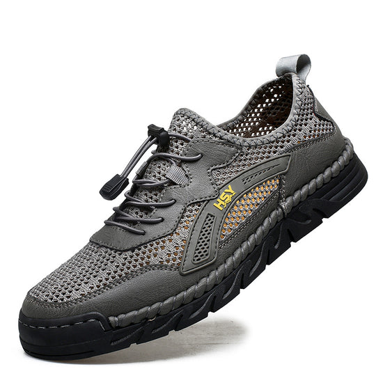 Herren Atmungsaktive Sportschuhe mit elastischem Schnellschnürsystem EB