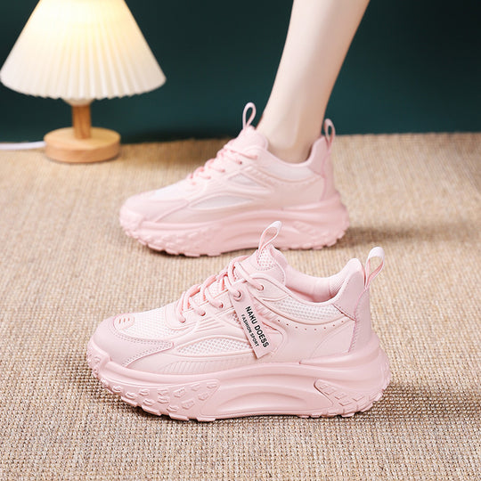 Damen Sportliche Sneakers mit atmungsaktiver Obermaterialstruktur und dämpfender Sohle EB
