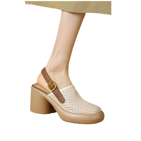Damen Atmungsaktive Clogs mit modischem Perforationsdesign EB