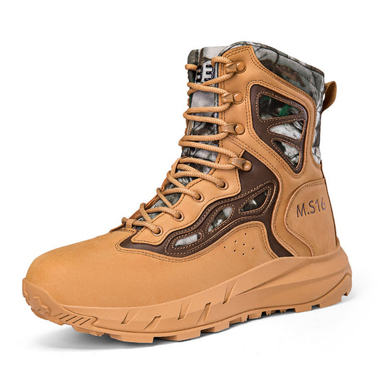 Herren robuster Tactical Stiefel mit verstärktem Knöchelschutz und atmungsaktiver Membran EB