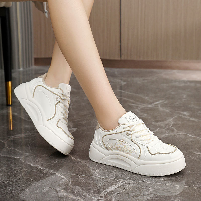 Damen Sportliche Sneakers mit herausnehmbarer Dämpfungstechnologie und hochwertiger Oberflächenstruktur EB