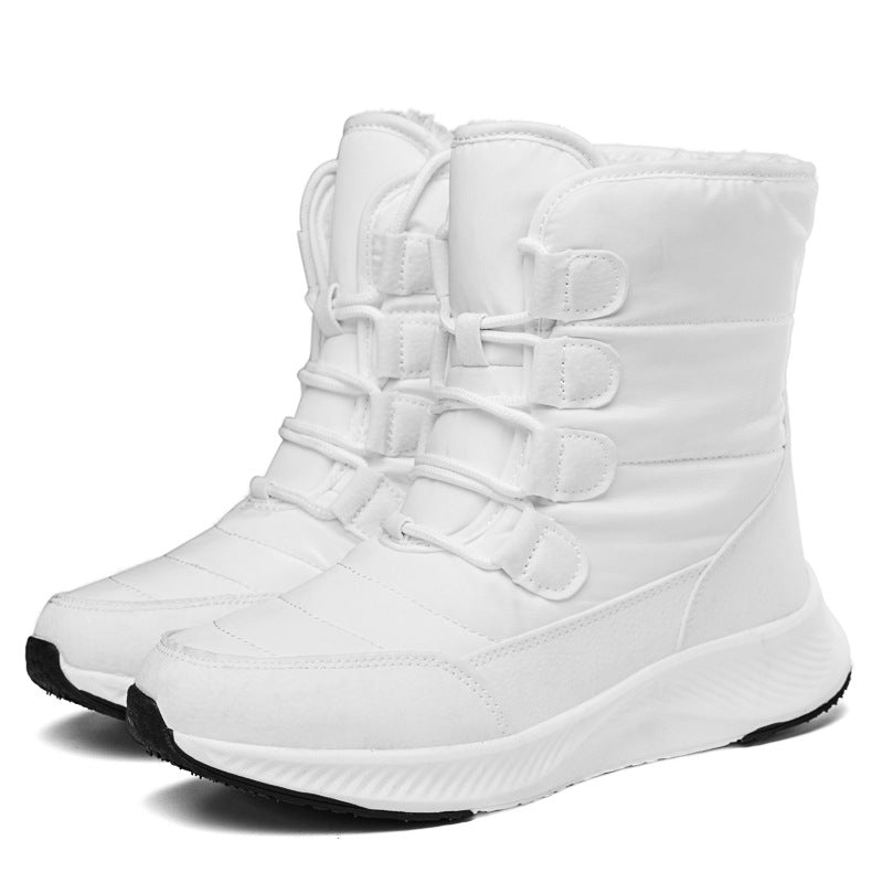 Damen Winterliche Sneaker Boots mit isolierendem Innenfutter und rutschfester Sohle EB