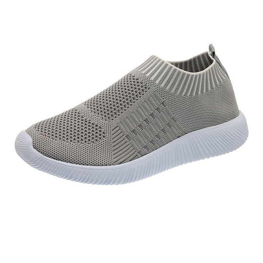 Damen Atmungsaktive Slip-On Sportschuhe mit flexibler Sohle EB