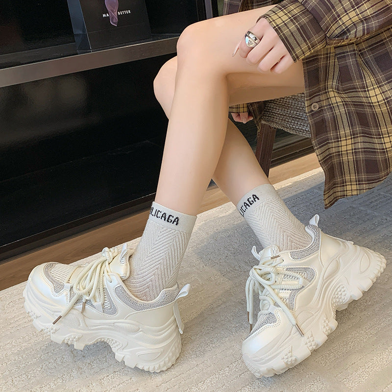 Damen Sportliche Chunky Sneakers EB
