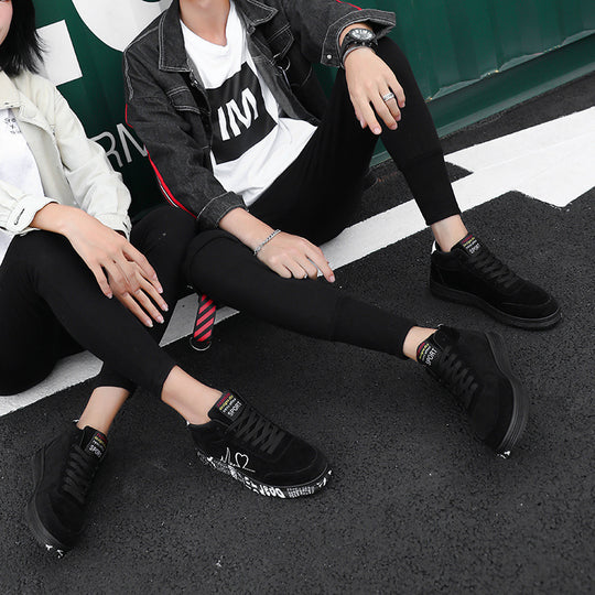 Damen Modische High-Top Sneakers mit einzigartigem Druckdesign EB