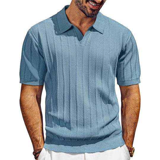 EB | Mesh-Loch hohler Strickpullover