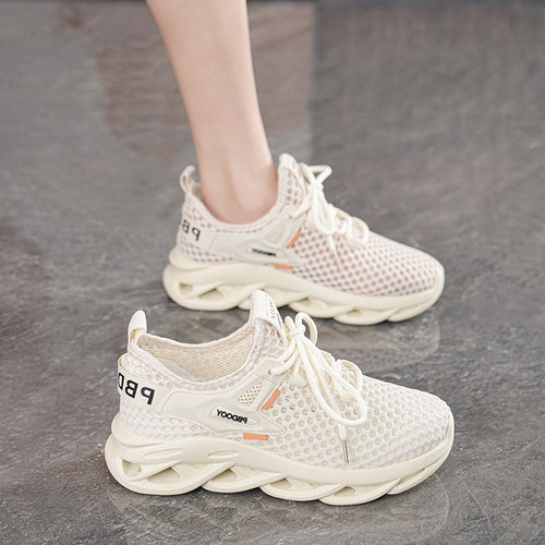 Damen Atmungsaktive Lauf-Sneaker mit flexibler Sohle EB
