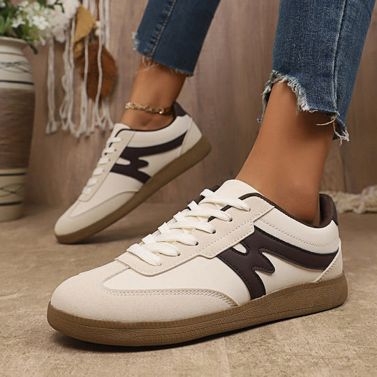Damen Modische Freizeitsneaker mit atmungsaktiver Obermaterialstruktur und rutschfester Sohle EB