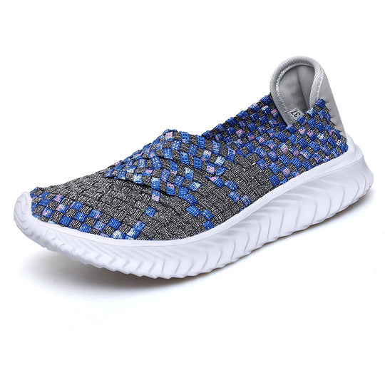 Damen Slip-On Sneakers mit atmungsaktiver Gewebestruktur EB