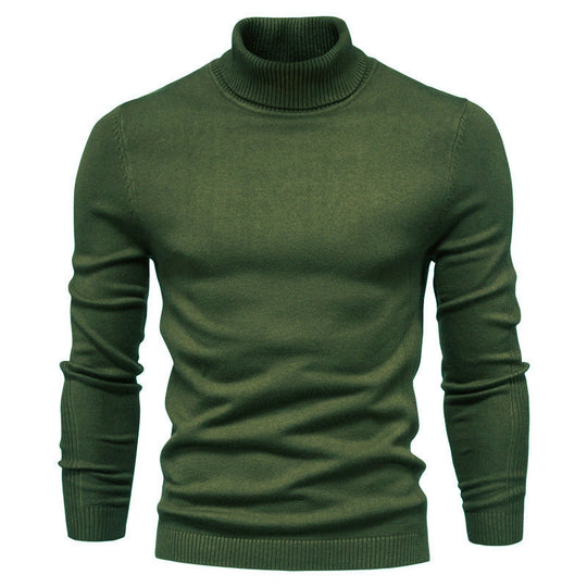 Herren Grober Rollkragenpullover aus wärmendem Material mit strukturierter Oberfläche EB
