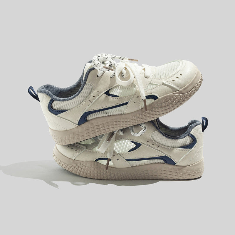 Damen Sportliche Sneaker mit strukturiertem Obermaterial und rutschfester Gummisohle EB