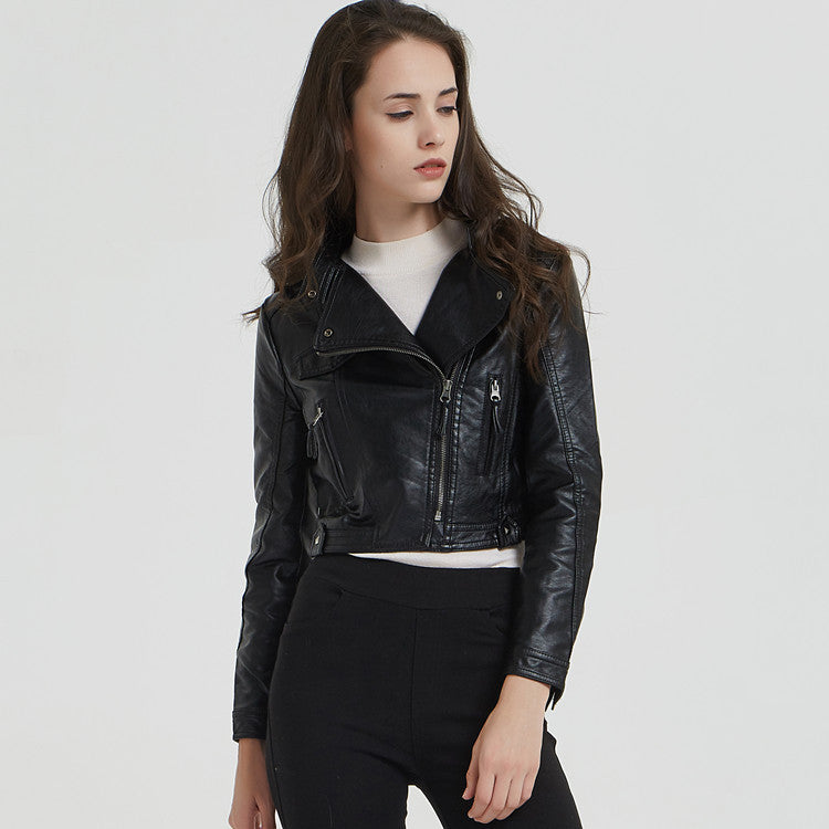 Damen elegante Bikerjacke aus hochwertigem EB