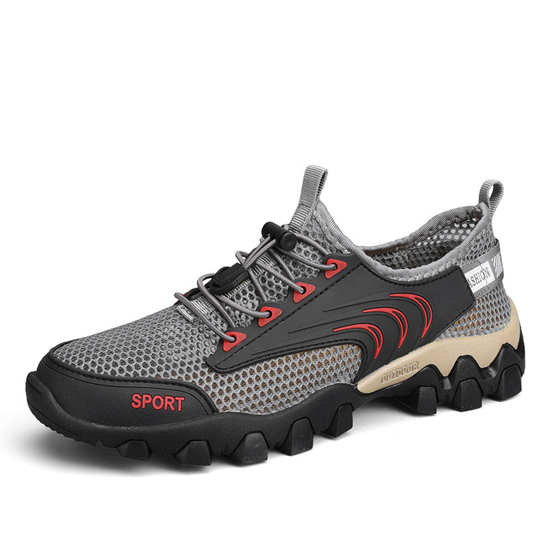 Damen Sportliche Mesh-Sneaker mit rutschfestem Profil EB